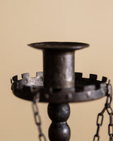 Pair of Gothic Revival Iron Taper Holders, France, 1900's - Lone Fox