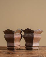 Pair of Hammered Cooper Wall Pockets, 1970's - Lone Fox