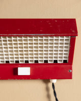 Pair of Hans-Agne Jakobsson "Elidus" Bedside Lamps in Red Lacquer, Sweden, 1970s - Lone Fox