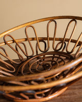 Pair of Loopy Wicker Baskets, Italy, 1960s - Lone Fox