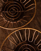 Pair of Loopy Wicker Baskets, Italy, 1960s - Lone Fox
