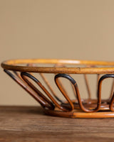 Pair of Loopy Wicker Baskets, Italy, 1960s - Lone Fox