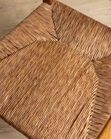 Pair of Oversized Dutch Oak & Rush Armchairs, 1950's - Lone Fox