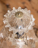 Pair of Ruffle Edge Murano Glass Table Lamps, Italy, 1980's - Lone Fox