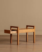 Pair of Scandinavian Oak Side Tables with Diamond Inlay, 1960s - Lone Fox