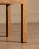 Pair of Scandinavian Oak Side Tables with Diamond Inlay, 1960s - Lone Fox