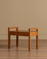 Pair of Scandinavian Oak Side Tables with Diamond Inlay, 1960s - Lone Fox