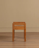 Pair of Scandinavian Oak Side Tables with Diamond Inlay, 1960s - Lone Fox
