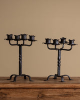 Pair of Wrought Iron Candelabras, Spain, 1960's - Lone Fox