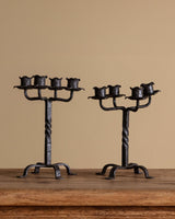 Pair of Wrought Iron Candelabras, Spain, 1960's - Lone Fox