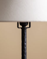 Pair of Wrought Iron Horseshoe Base Table Lamps, France, 1930s - Lone Fox