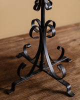 Pair of Wrought Iron Lantern Candle Holders, Spanish, 1950's - Lone Fox