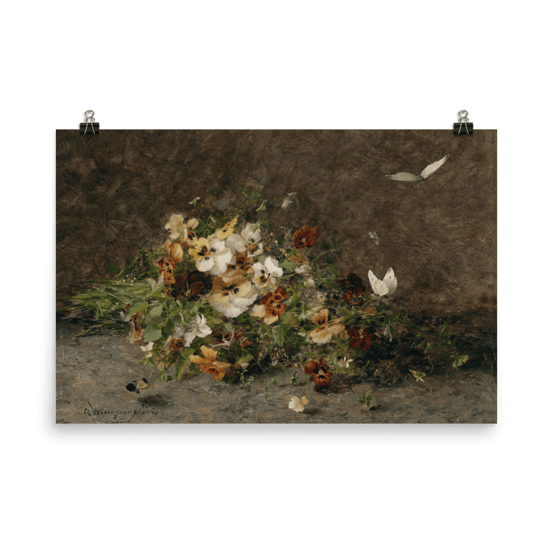 "Pansies" Art Print - Lone Fox