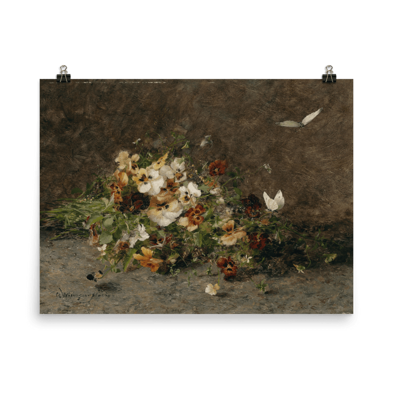 "Pansies" Art Print - Lone Fox