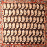 Papaya Patch Kalamkari Cotton Handkercheif - Lone Fox