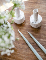 Pastel Teal Danish Taper Candle | 12" - Lone Fox