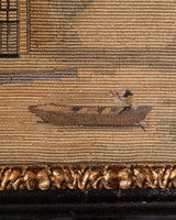 Pastoral Landscape Needlepoint Tapestry, European, Early 20th Century - Lone Fox