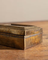Patinated Brass Jewelry Box - Lone Fox