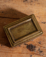 Patinated Brass Jewelry Box - Lone Fox