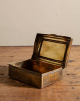 Patinated Brass Jewelry Box - Lone Fox