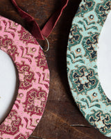 Patterned Wallpaper Photo Frame Ornament - Lone Fox