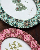 Patterned Wallpaper Photo Frame Ornament - Lone Fox
