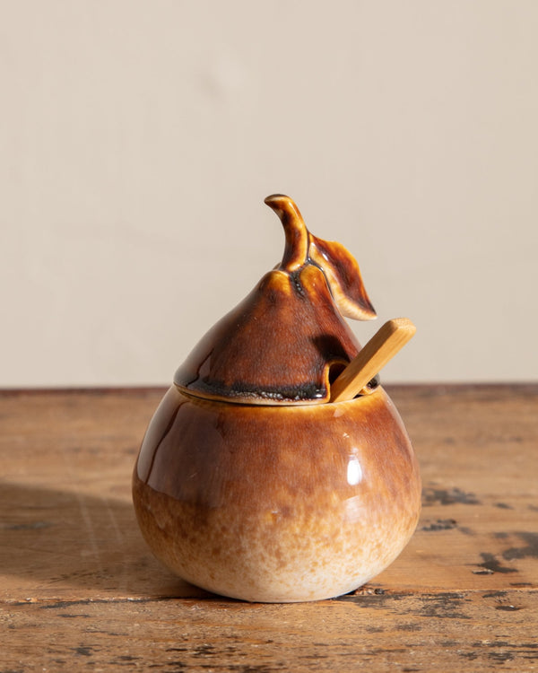 Pear Jar w/ Wood Spoon - Lone Fox