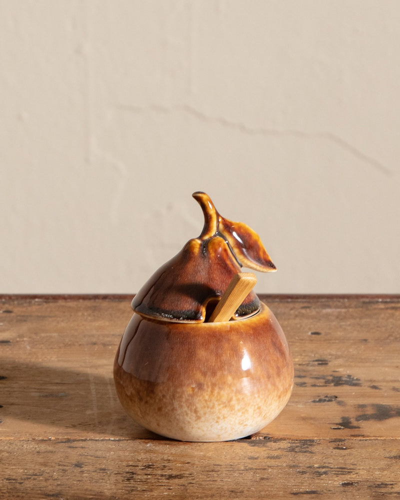 Pear Jar w/ Wood Spoon - Lone Fox
