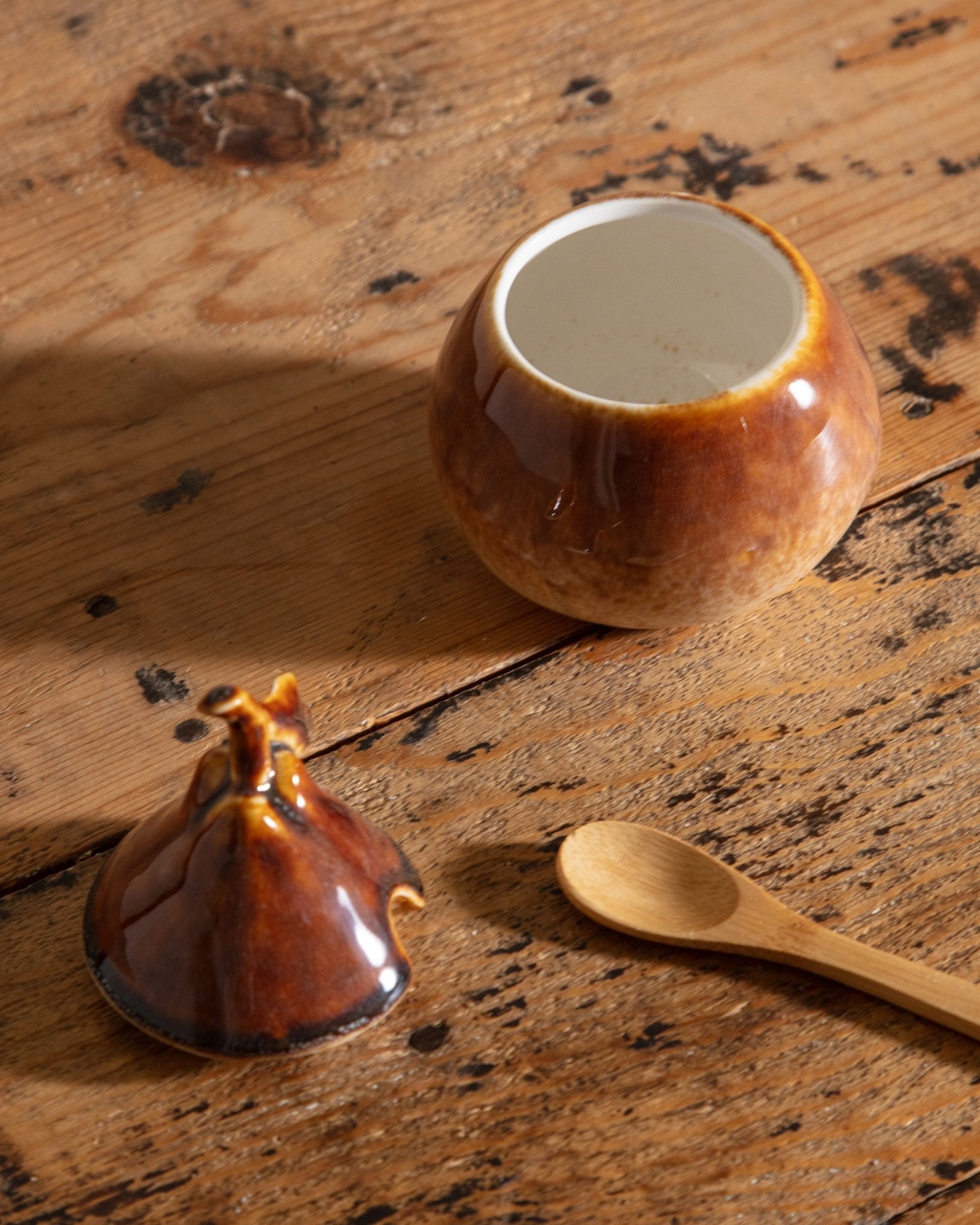 Pear Jar w/ Wood Spoon - Lone Fox