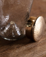 Pebbled Glass Cocktail Shaker - Lone Fox