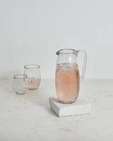 Pebbled Glass Pitcher - Lone Fox