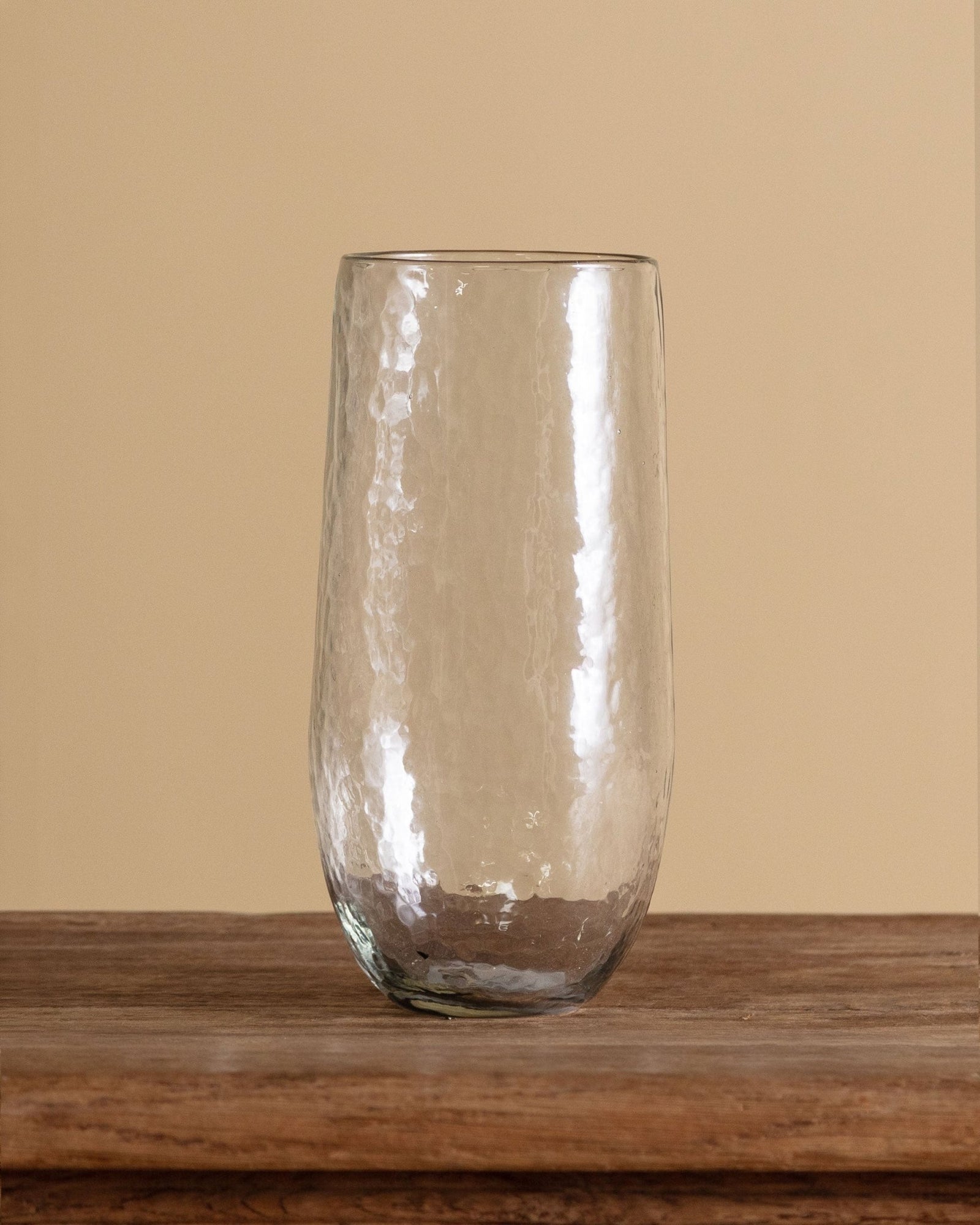 Pebbled Glass Tall Vase – Lone Fox