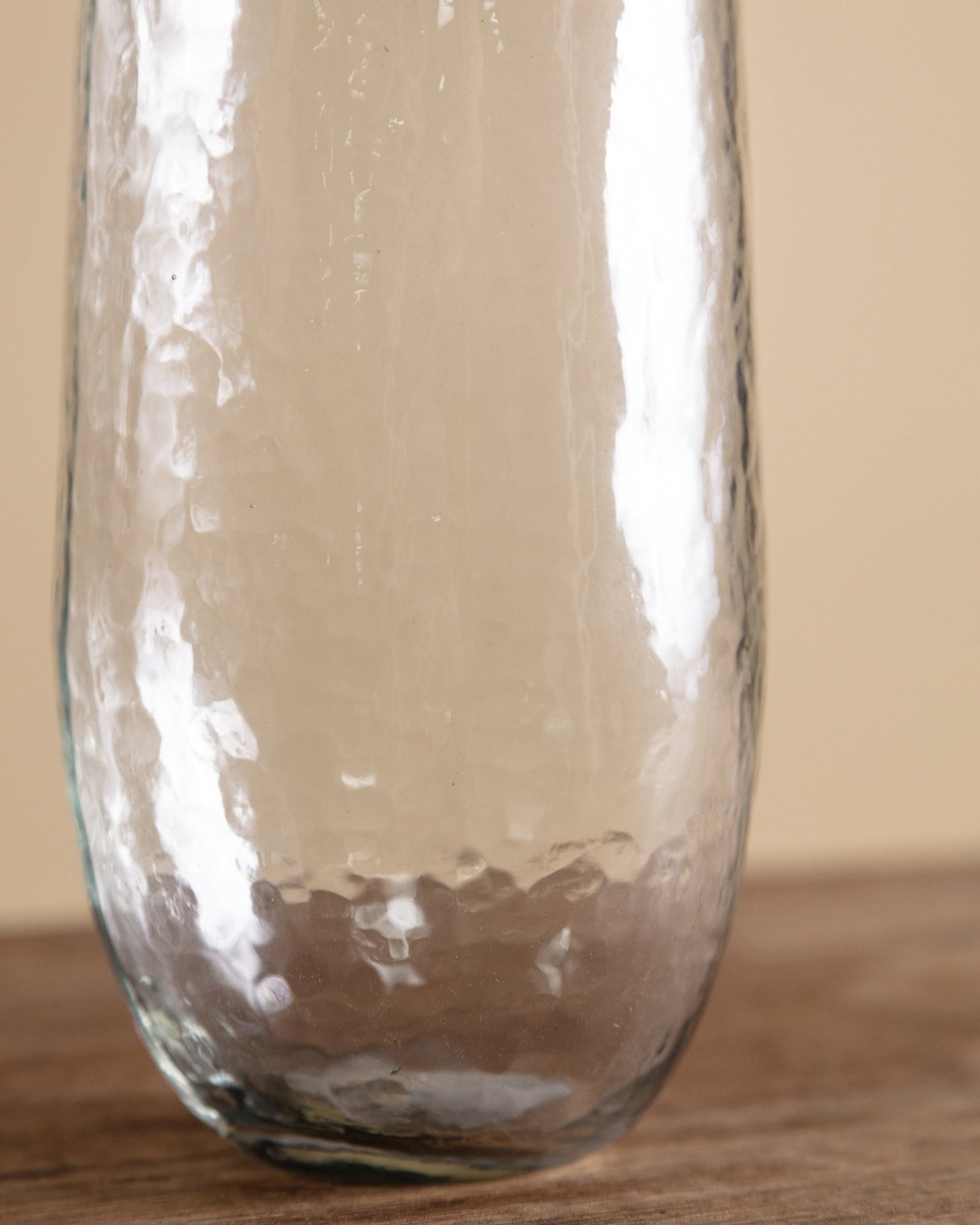 Pebbled Glass Tall Vase – Lone Fox