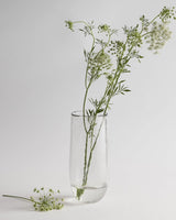Pebbled Glass Tall Vase - Lone Fox