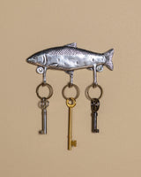 Pewter Fish Triple Hook - Lone Fox