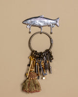 Pewter Fish Triple Hook - Lone Fox