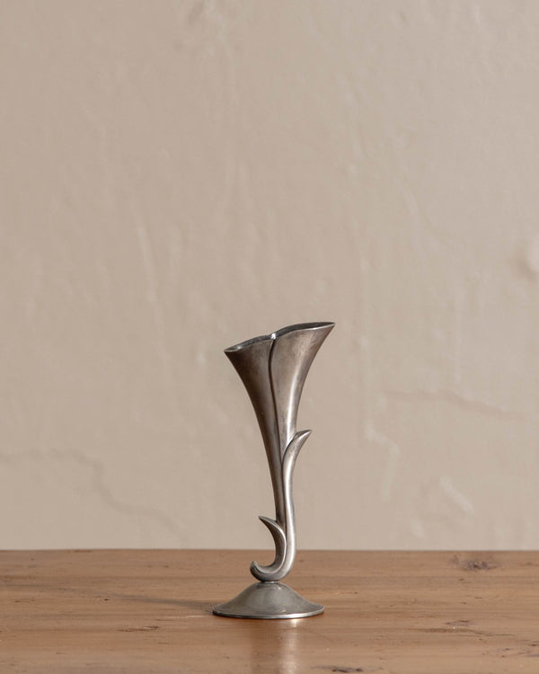 Pewter Horn Bud Vase - Lone Fox