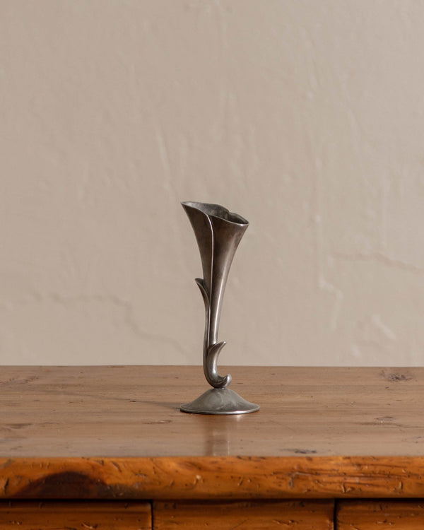 Pewter Horn Bud Vase - Lone Fox