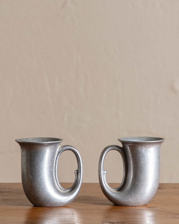 Pewter Horn Mugs (Set of 2) - Lone Fox