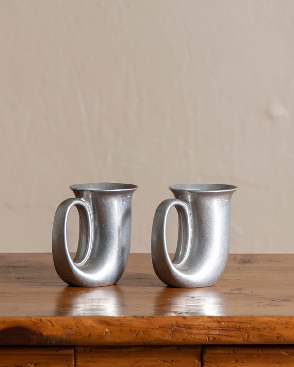 Pewter Horn Mugs (Set of 2) - Lone Fox