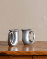 Pewter Horn Mugs (Set of 2) - Lone Fox