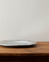 Pewter Platter w/ Shell Border - Lone Fox
