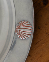 Pewter Platter w/ Shell Border - Lone Fox