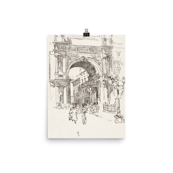 "Piazza Vittorio Emanuele" Art Print - Lone Fox