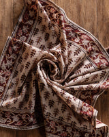 Pine Grove Tapestry Cotton Handkercheif / Napkin - Lone Fox