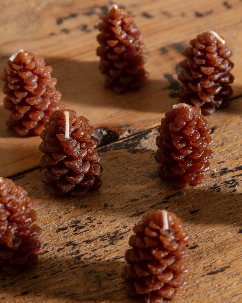 Pinecone Tealights (Set of 9) - Lone Fox
