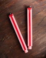 Pink & Red Gift Taper Candles (Set of 2) - Lone Fox