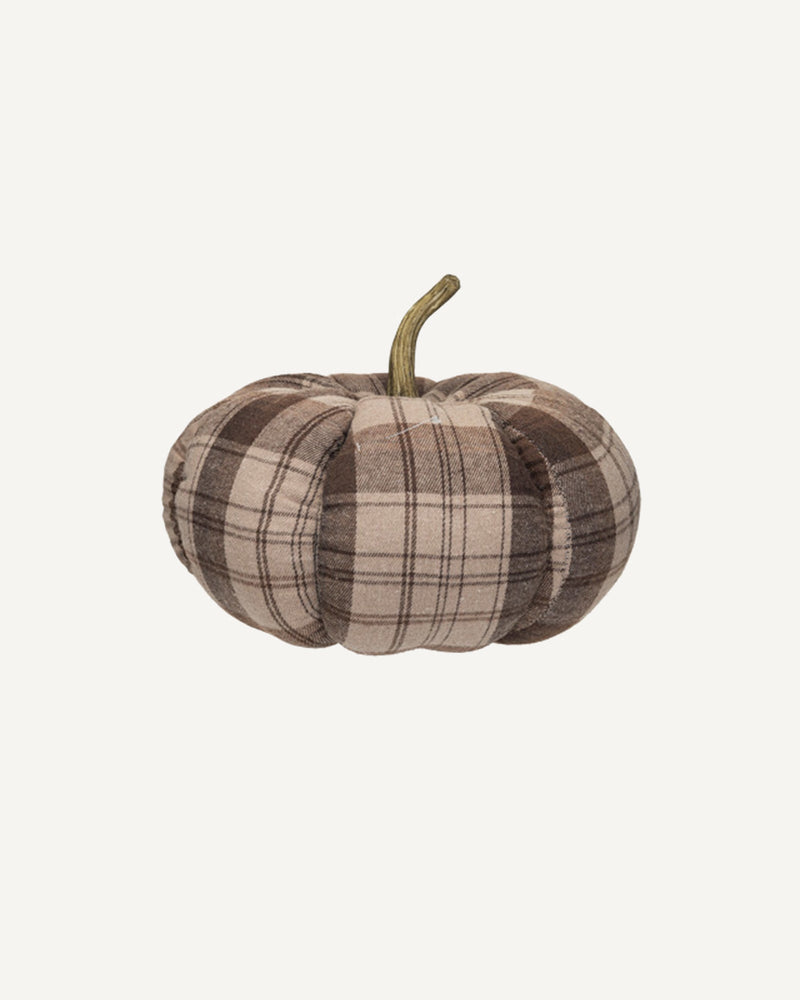 Plaid Fabric Pumpkin - Lone Fox