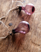 Plum Hand-Blown Glass Garland - Lone Fox