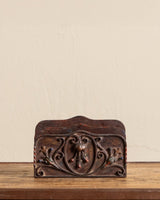 Polychrome Painted Iron Letter Holder, 1960's - Lone Fox